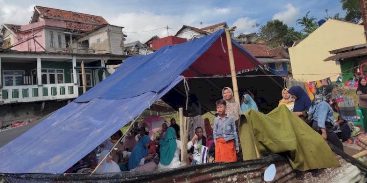 Tenda pengungsi korban gempa Cianjur/Net