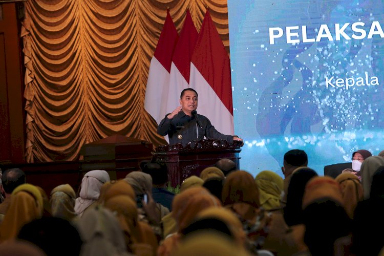 Wali Kota Eri Cahyadi membuka acara 'Sosialisasi Pelaksanaan Manajemen Risiko' bersama Kepala BPKP Jatim/ist