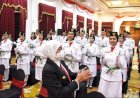 1.147 Purna Paskibraka Jatim Dikukuhkan Jadi Duta Pancasila, Gubernur Khofifah Pesankan Nilai Peradaban