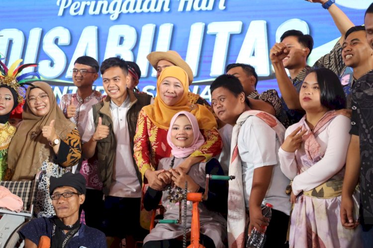 Gubernur Khofifah memperingati Hari Disabilitas Internasional di Malang/ist