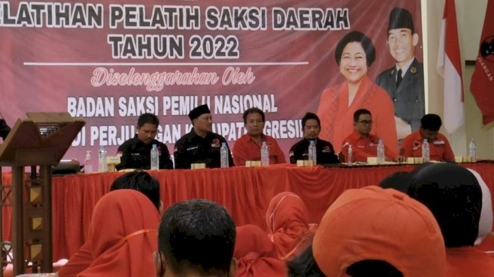 Pelatihan saksi dari PDIP Gresik 