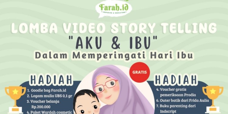 Lomba video story telling Farah.id/Ist