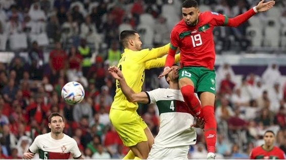 Maroko saat melawan Portugal di piala dunia Qatar 