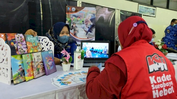 Teks foto: Roadshow Pendidikan Anak Usia Dini Holistik Integratif (PAUD HI) di Kecamatan Semampir/ist