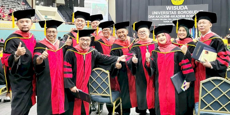 Wisudawan dan wisudawati Universitas Borobudur/Ist