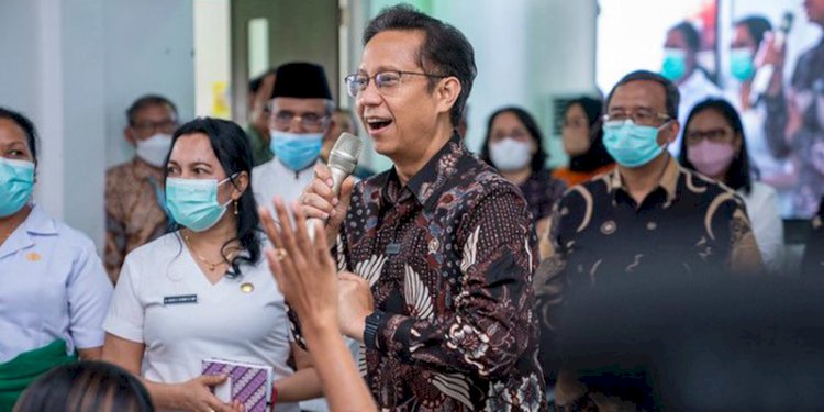 Menkes Budi Gunadi Sadikin saat meresmikan RSUP Kupang, NTT, yang merupakan rumah sakit pusat terbesar di Indonesia Timur/Net