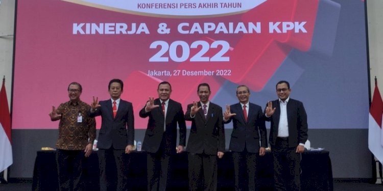 Konferensi pers Komisi Pemberantasan Korupsi (KPK) terkait kinerja dan capaian KPK tahun 2022/RMOL