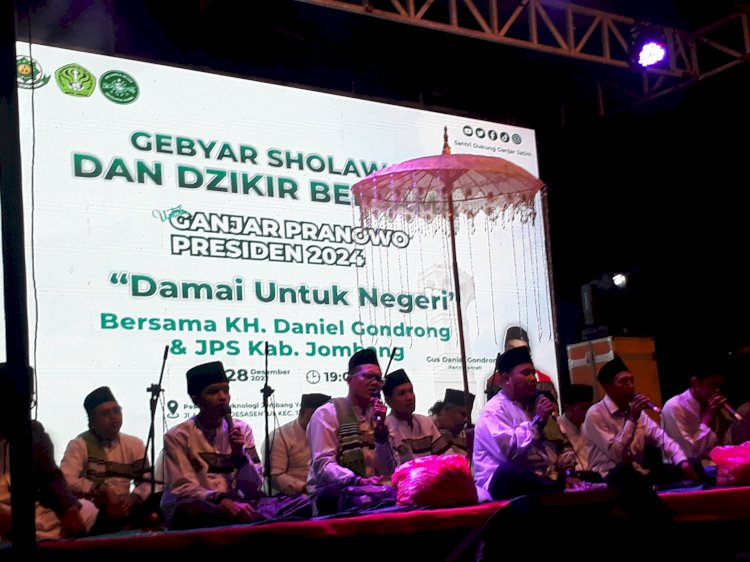 Santri untuk Ganjar bersholawat/RMOLJatim