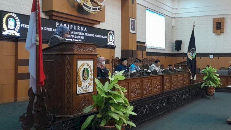 Rapat paripurna pengesahan Raperda tentang pengelolaan keuangan daerah (PKD) Banyuwangi/RMOLJatim