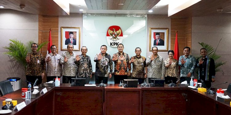 Ketua LKPP usai audiensi dengan Ketua KPK RI/Ist