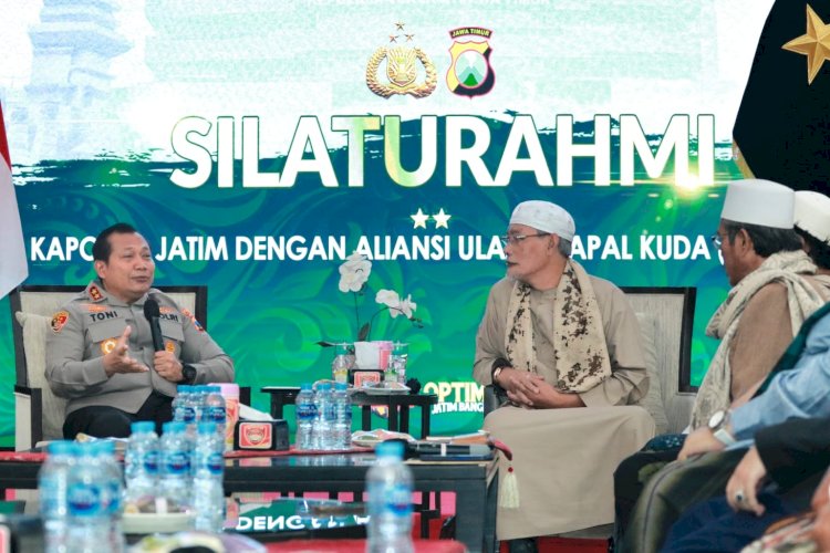 Aliansi Ulama Tapal Kuda (Autada) silaturrahmi Kapolda Jatim. 