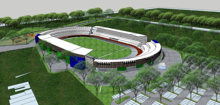 Konsep pembangunan stadion di Kabupaten Kediri/Ist