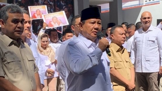 Ketua Umum Partai Gerindra, Prabowo Subianto di Kantor Bappilu Gerindra/RMOL