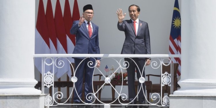 Presiden Jokowi bersama PM Malaysia, Dato' Seri Anwar Ibrahim/Net