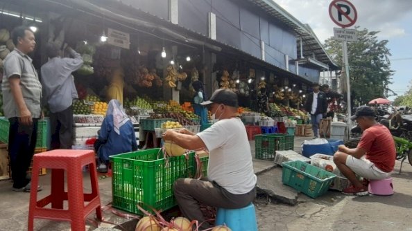 Teks foto: Pasar tradisional yang dikelola PD Pasar Surya/ist