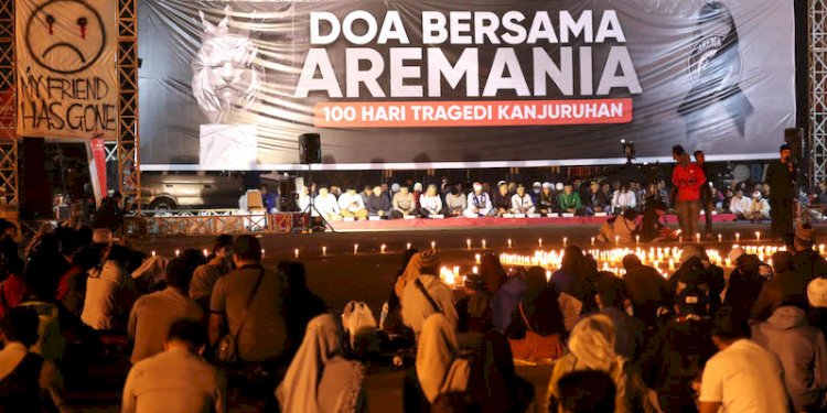 Tahlil dalam rangka 100 hari tragedi di Stadion Kanjuruhan/Net