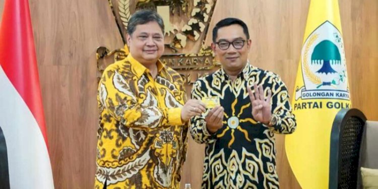 Airlangga Hartarto dan Ridwan Kamil/RMOL