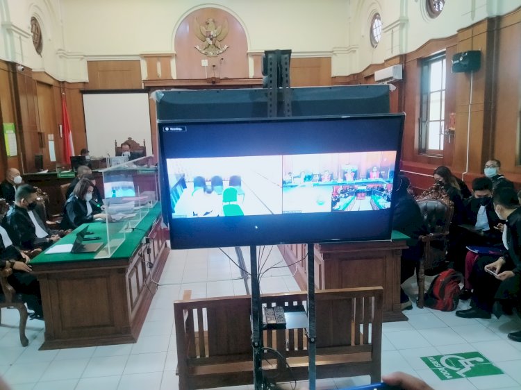 Sidang perdana kasus tragedi Kanjuruhan Malang di PN Surabaya, Senin (16/1)/RMOLJatim