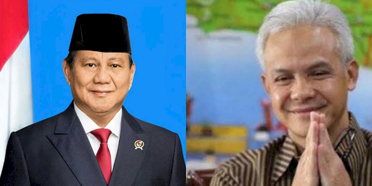 Prabowo Subianto-Ganjar Pranowo/Repro