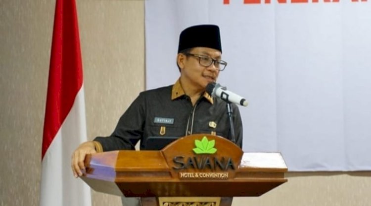 Wali Kota Malang, Drs. H. Sutiaji saat memberikan sambutan/Ist.