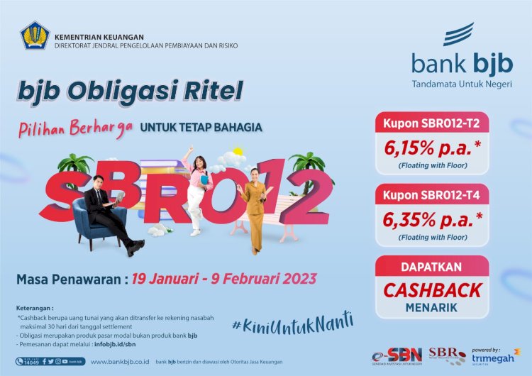 bank bjb Kembali Tawarkan SBR 012, Ada 2 Pilihan Tenor ./Ist.