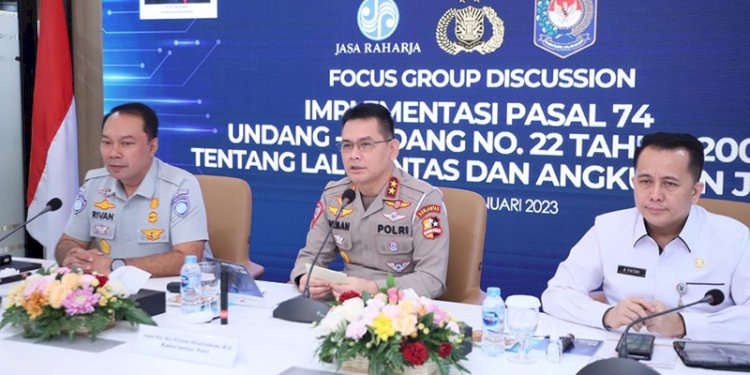 FGD implementasi pasal 74 UU No 22/2009 bersama Tim Pembina Samsat se-Jawa, di Jakarta/Ist