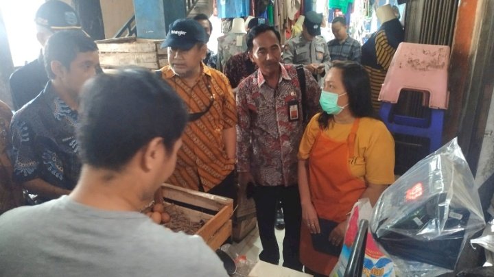 Sidak pasar di kabupaten Probolinggo 