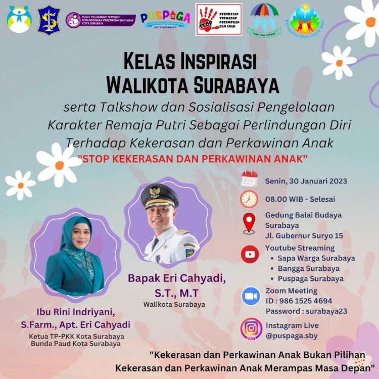 Kelas inspirasi Wali Kota Surabaya/ist