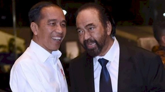 Jokw i dan Ketua Umum NasDem Surya Paloh