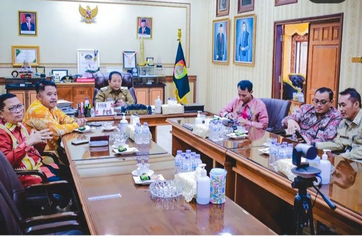 Bupati Jember Hendy Siswanto saat mengikuti acara peluncuran LTABI 2022 dari Pendopo Wahyawibawa Graha graha Jember/Ist