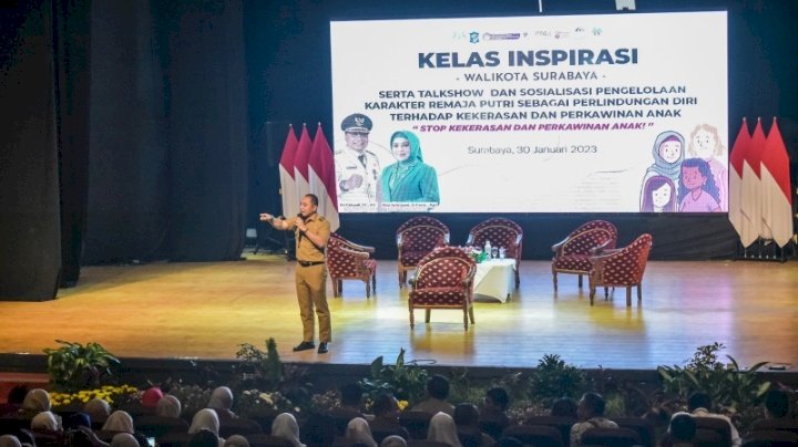 Teks foto: Wali Kota Eri di gedung Balai Budaya, Balai Pemuda/Ist