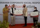 Dukung UMKM, Bank Jatim Serahkan CSR kepada Pemkab Kediri