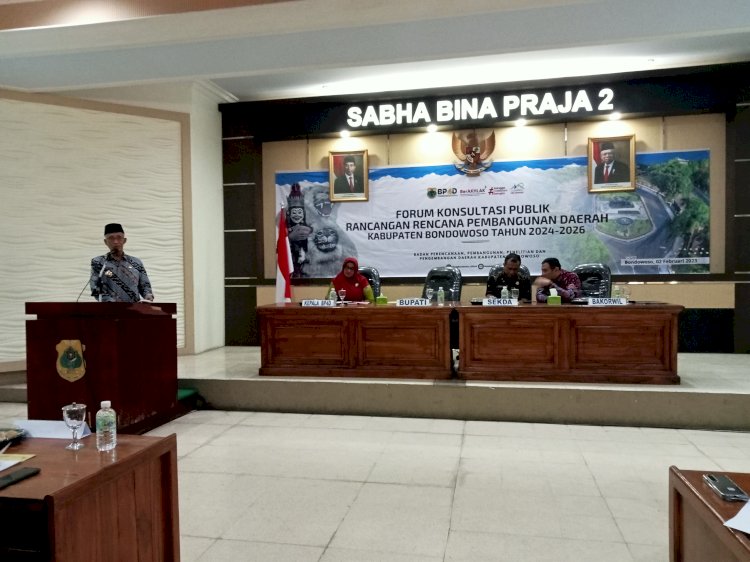 Suasana diskusi terkait RPD Kabupaten Bondowoso/RMOLJatim