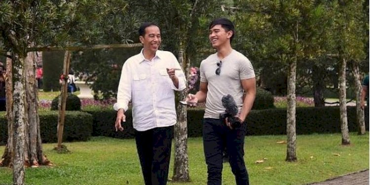 Presiden Joko Widodo dan putra bungsunya, Kaesang Pangarep/Net