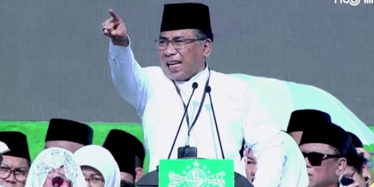 Ketua Umum PBNU KH Yahya Cholil Staquf