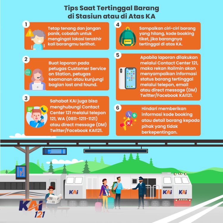 Tips saat barang tertinggal di stasiun ataupun diatas kereta/ist