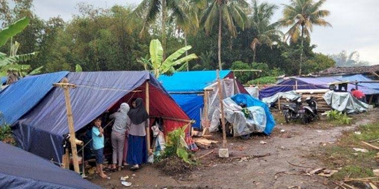 Tenda pengungsi gempa di Cianjur/Net