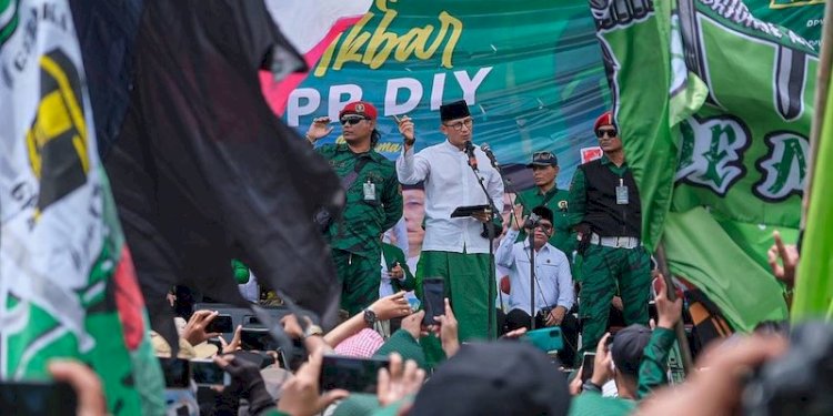 Sandiaga Salahuddin Uno saat hadiri salah satu acara PPP di Yogyakarta/Ist