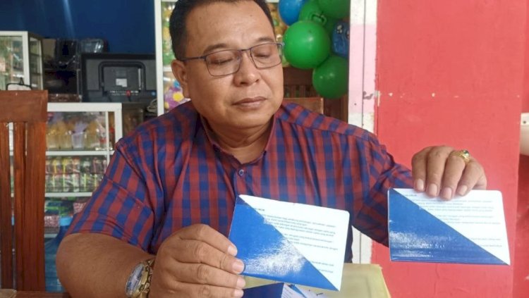 Nur Khoriri, kuasa hokum dua nasabah BPR Jatim Cabang Banyuwangi yang  tidak bisa menarik uang tabungan sebesar Rp495 juta/ist