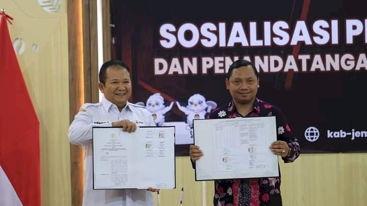 Bupati Hendy saat sosialisasi pemutakhiran data pemilih Pemilu 2024/Ist