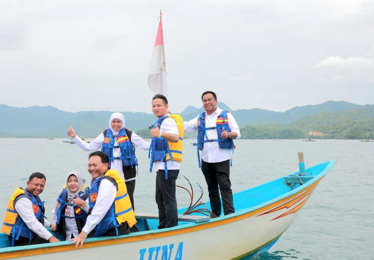 Kunjungan Khofifah di Trenggalek/ ist