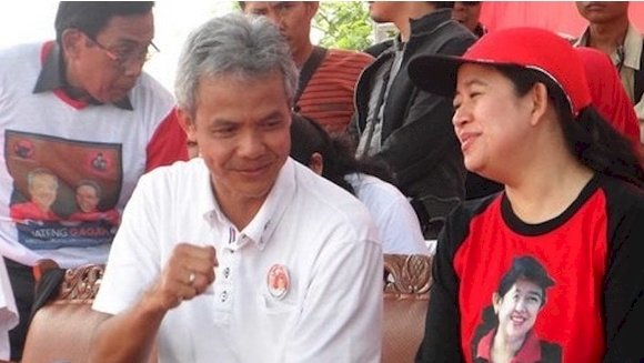 Ganjar Pranowo dan Puan Maharani/ net