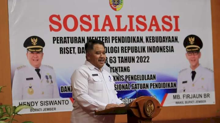 Sosialisasi penggunaan dana BOSP di Jember/RMOLJatim