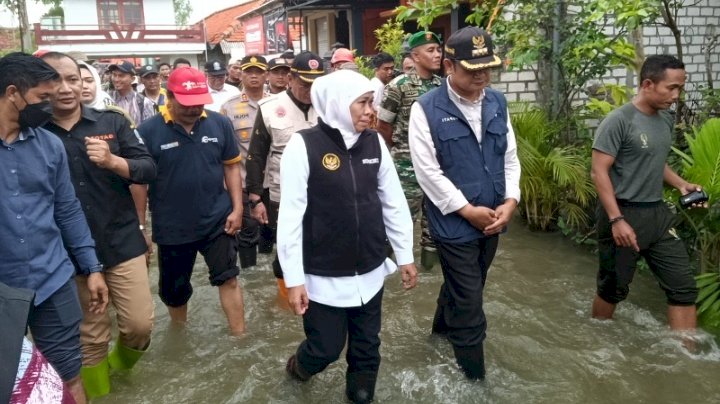 Kunjungan Kerja  Gubenur Jatim  Khofifah Indar Parawansa didampingi Bupati Lamongan Yuhronur Efendi 