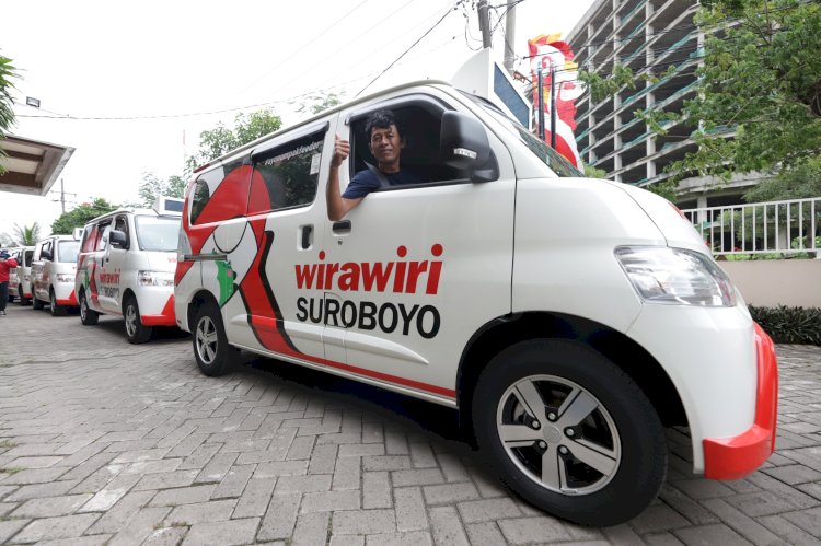 Angkutan feeder atau angkutan pengumpan Wira Wiri Suroboyo/RMOLJatim