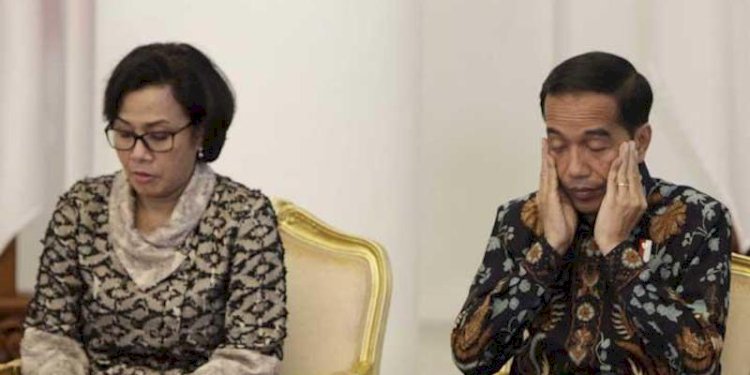 Presiden Joko Widodo dan Menteri Keuangan Sri Mulyani Indrawati/Net