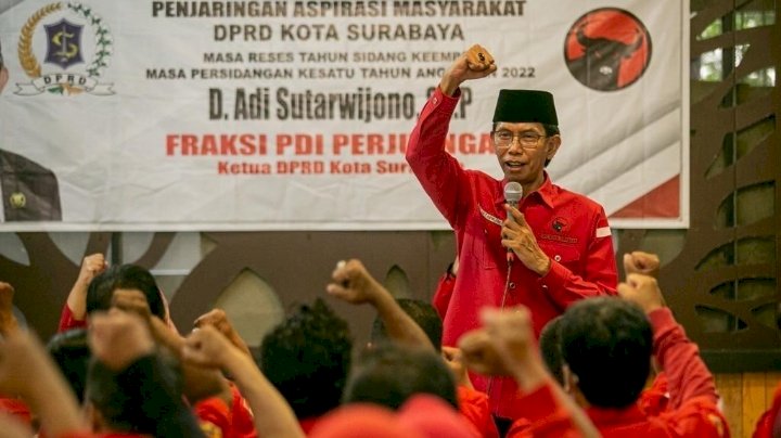 Ketua DPC PDIP Surabaya Adi Sutarwijono/ RMOLJatim