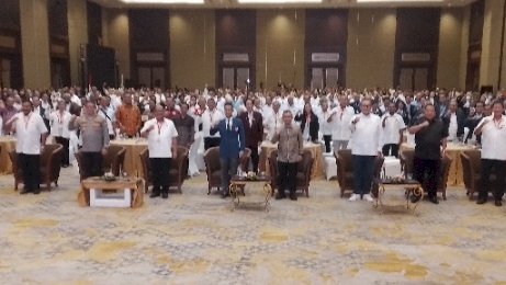 Foto. Saat Rakernas KONI Pusat, di Hotel Sultan Jakarta 