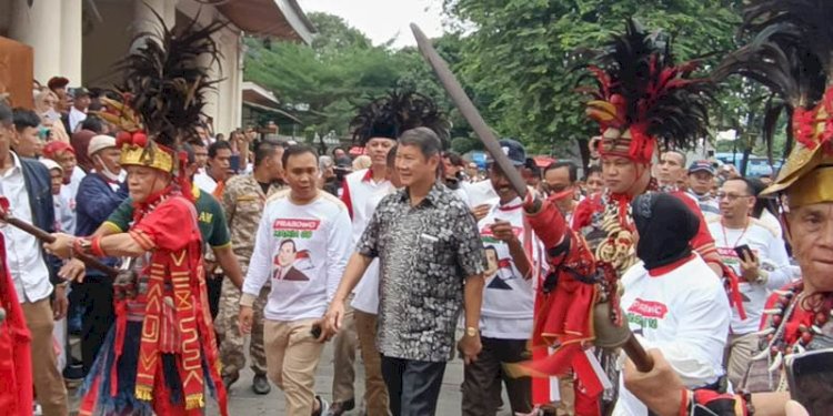 Wakil Ketua Dewan Pembina Partai Gerindra, Hashim Djojohadikusumo, menghadiri Deklarasi Prabowo Mania 08, di Gedung Joeang 45, Jakarta Pusat, Minggu (12/3)/Net