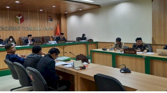  Sidang perdana gugatan Partai Prima terhadap KPU RI di Bawaslu RI, Jakarta, Selasa (14/3)/RMOL